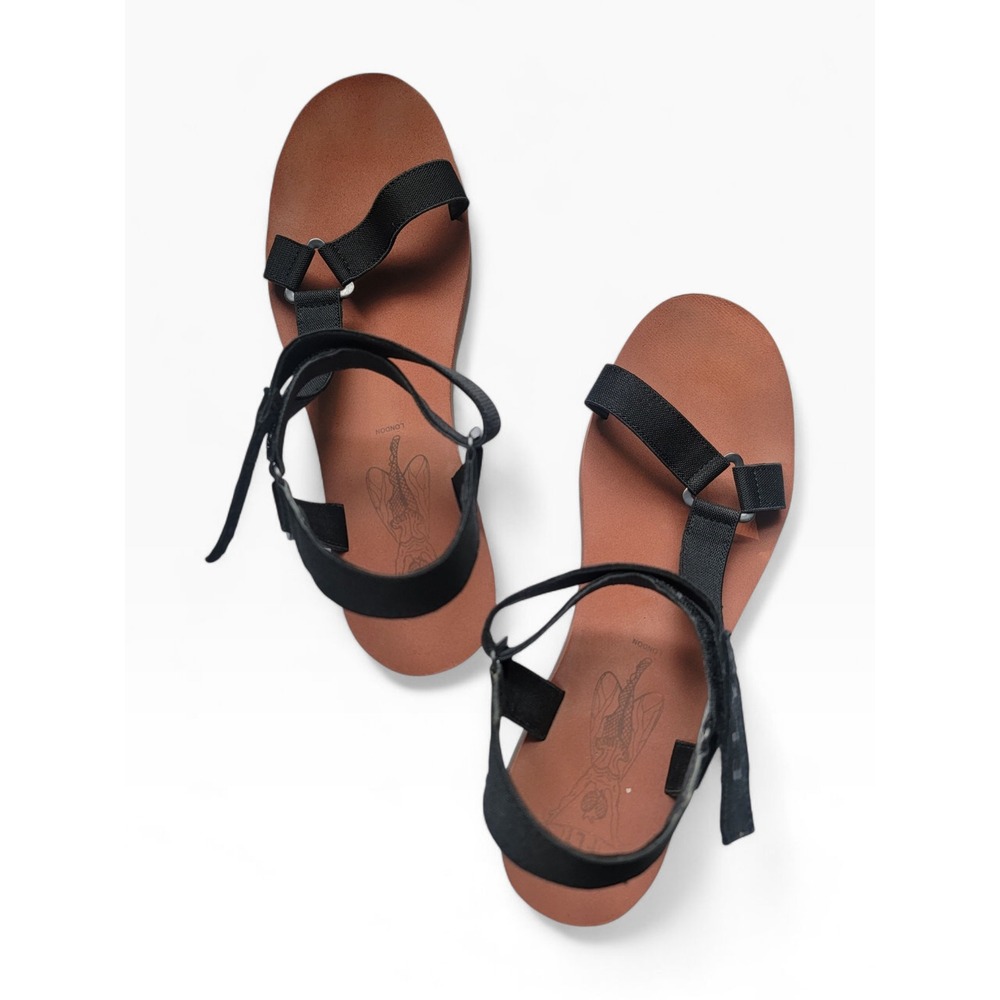 Fly London Yaka Platform Wedge Sandals Size 42 Sporty Cushioned